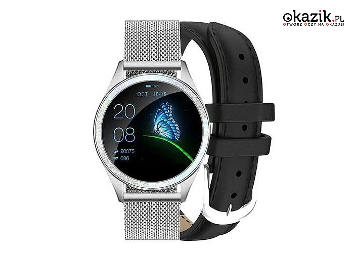 Damski smartwatch G. Rossi z dodatkowym paskiem! 5 kolorów do wyboru