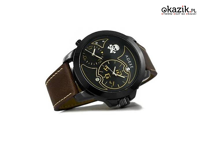 Zegarek Adexe to męski czasomierz, idealny zarówno do eleganckiego ubioru, jak i do noszenia na co dzień