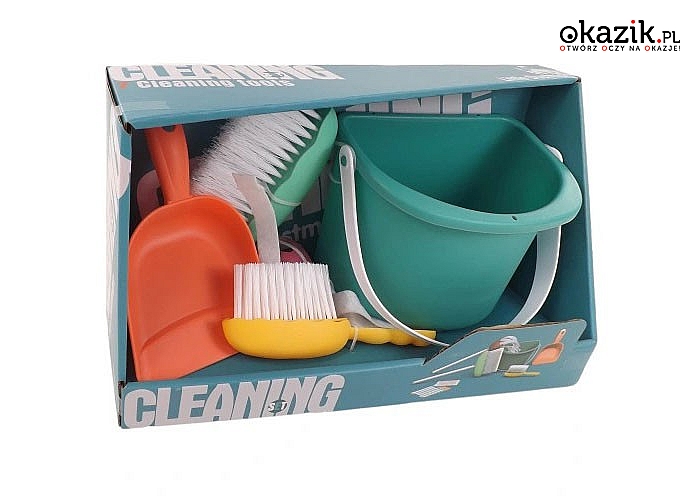 Naucz dziecko domowych obowiązków w przyjemny sposób! Zestaw do sprzątania dla maluchów!