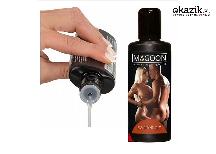 Erotyczny, pobudzający i podniecający olejek zapachowy do masażu