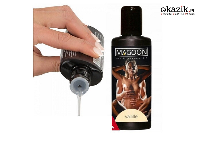 Erotyczny, pobudzający i podniecający olejek zapachowy do masażu