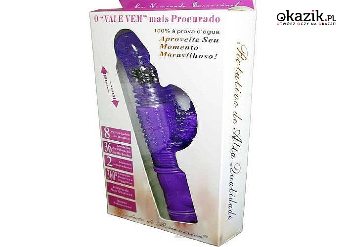 Wodoodporny wibrator masażer ze stymulatorem łechtaczki podaruj sobie lub bliskiej osobie chwilę przyjemności
