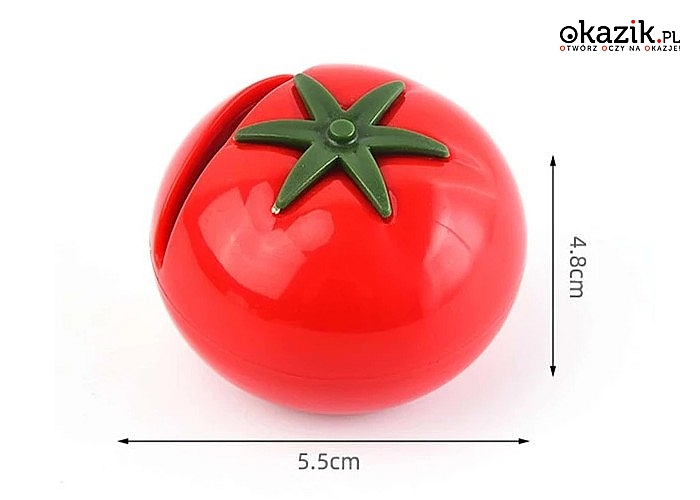 Zawsze ostre noże! Fikuśna ostrzałka w kształcie pomidora!