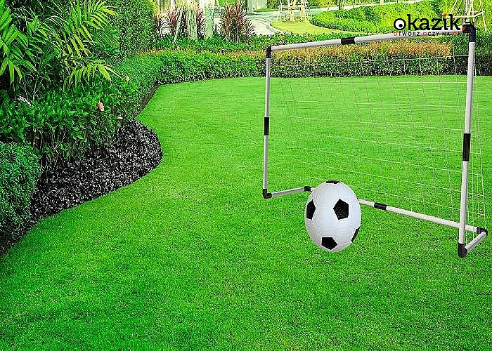 Bramka piłkarska mobilna i kompaktowa idealne do ogrodu, na działkę i podczas wakacyjnego wyjazdu.