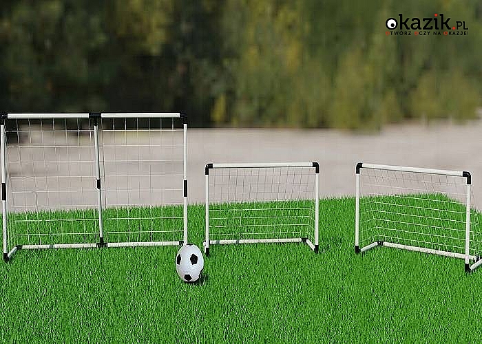 Bramka piłkarska mobilna i kompaktowa idealne do ogrodu, na działkę i podczas wakacyjnego wyjazdu.