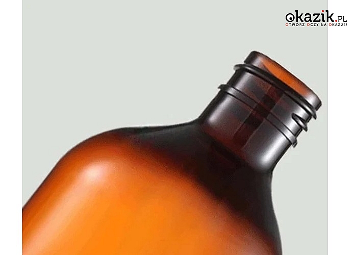 Plastikowa butelka z pompką o pojemności ok 500 ml.