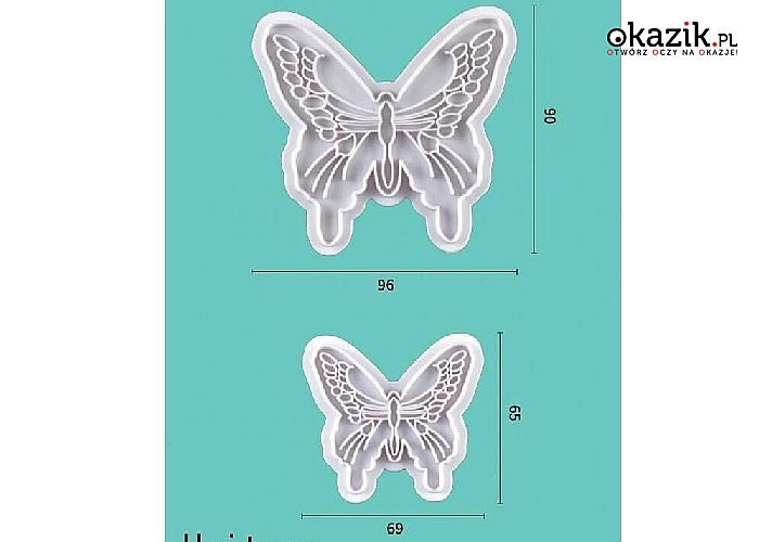 Dla amatorów domowych łakoci- foremki do ciastek w kształcie motyli