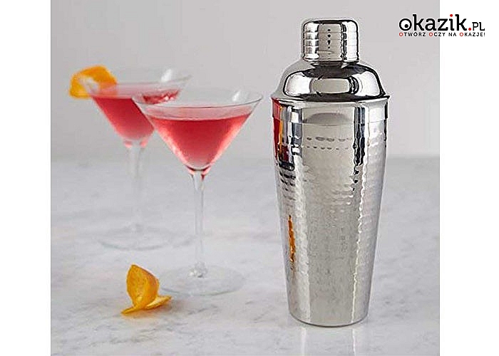 Ciekawy i wyjątkowy shaker dzięki któremu przygotujesz najbardziej znane i lubiane drinki i koktajle