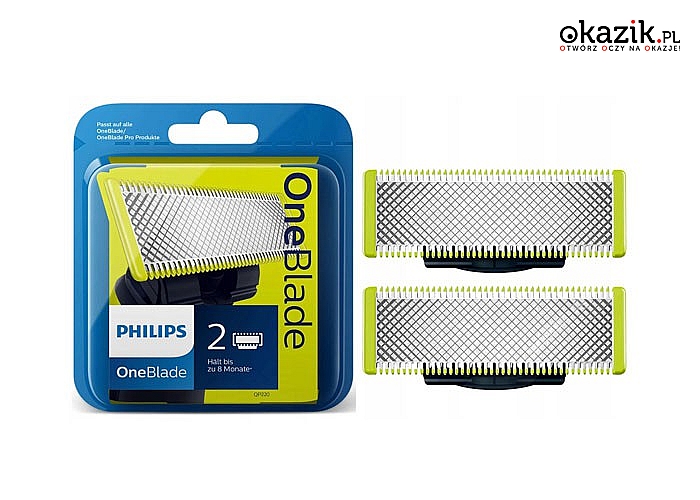 Ostrza wymienne Philips QP220/50 OneBlade! 2 sztuki w zestawie!