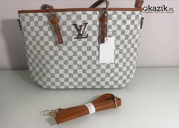 Stylowa i praktyczna duża torebka damska  Louis Vuitton dla kobiet kochających luksus i wygodę