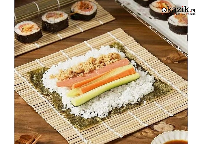 Zaskocz ukochaną osobę oraz bliskich idealnie zawiniętym sushi!
