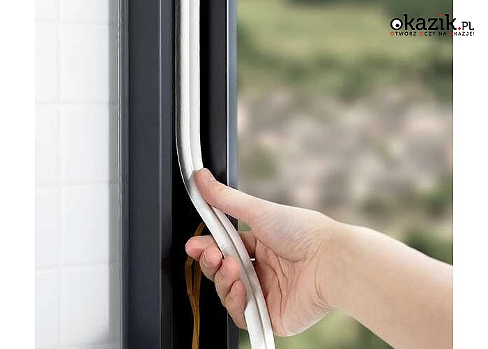 Zabezpiecz swoje okna i drzwi! Samoprzylepna uszczelka, która zapobiega utracie ciepła!