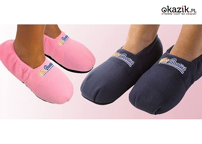 25,99 zł zamiast 79 zł za PODGRZEWANE KAPCIE „HOT SLIPPERS” – wymarzony prezent dla każdego zmarzlaka! 