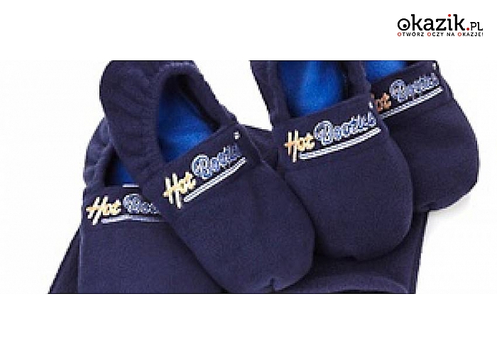 25,99 zł zamiast 79 zł za PODGRZEWANE KAPCIE „HOT SLIPPERS” – wymarzony prezent dla każdego zmarzlaka! 