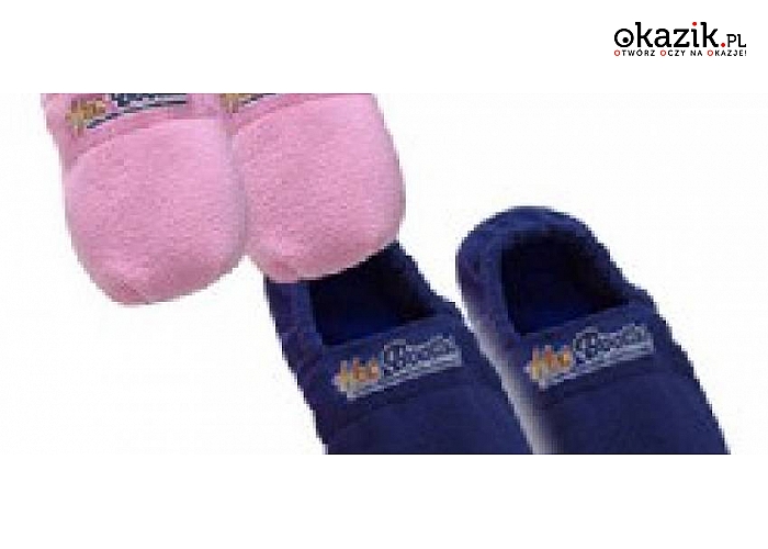 25,99 zł zamiast 79 zł za PODGRZEWANE KAPCIE „HOT SLIPPERS” – wymarzony prezent dla każdego zmarzlaka! 
