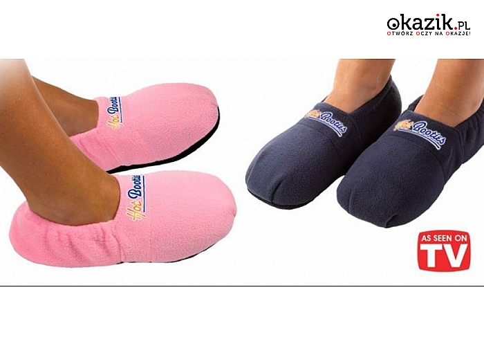 25,99 zł zamiast 79 zł za PODGRZEWANE KAPCIE „HOT SLIPPERS” – wymarzony prezent dla każdego zmarzlaka! 