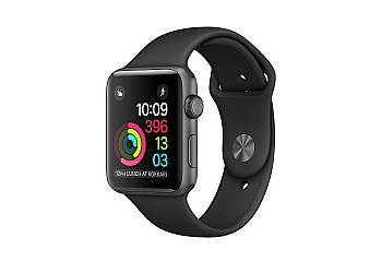 Watch Series 1, 42mm Space Grey Aluminium Case with Black Sport Band