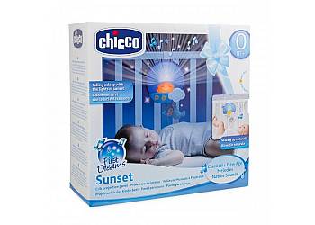 CHICCO Panel na łóżeczko sunset niebiesk