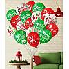 Niebanalna dekoracja domu w postaci zestawu balonów z grafiką świąteczną