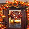 Girlanda podświetlane liście jesienne to piękna dekoracja wnętrza na jesień